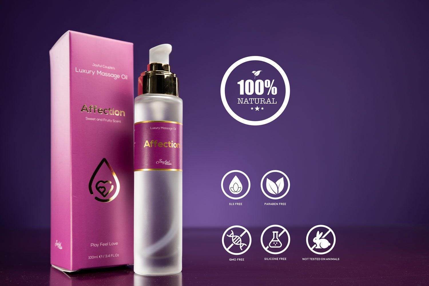 Bundle: "Affection" & "Desire" Massage Oils - Joyful Couple